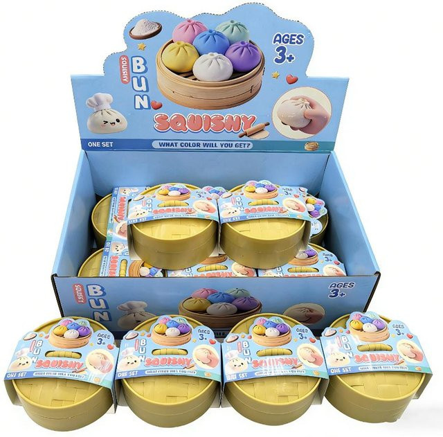 Knödel Druck Weicher Langsamer Rückprall Übergroß Regenbogen Sensorisches Quetschspielzeug - Bild 1