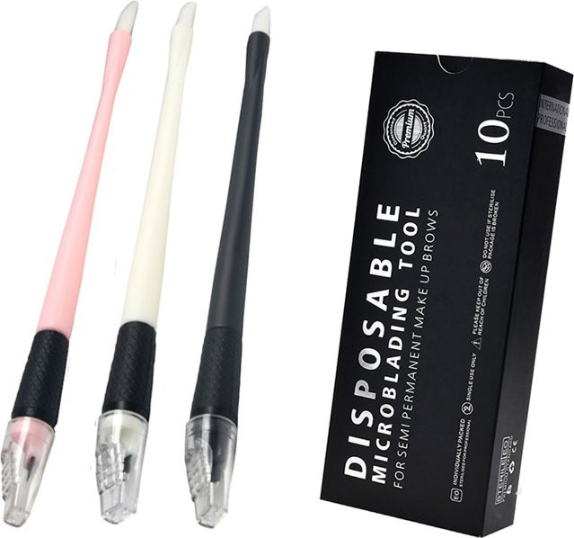 Mona Microblading-Stift U-Form Klinge, 18 Stifte, 0,15/0,18mm, Unisex - Bild 1