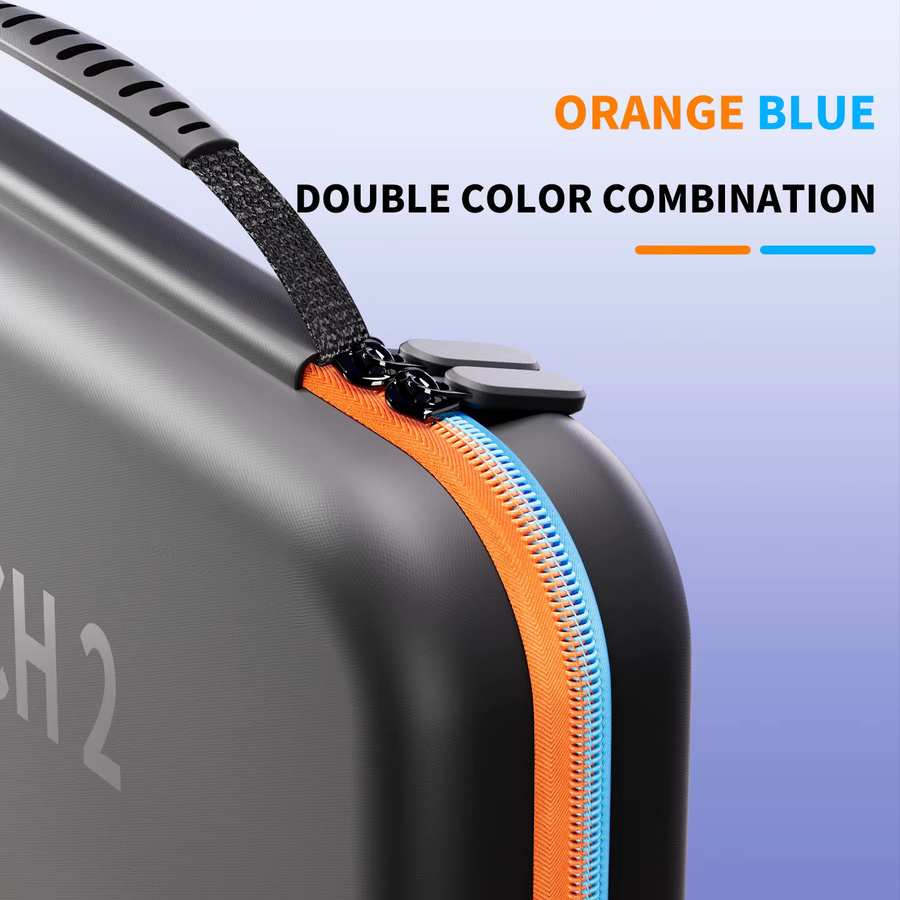 Hartschalen-Tragetasche für Nintendo Switch in Blau und Orange - Bild 3