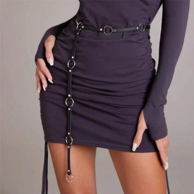 XYNN Taillenkette, Punk, schwarz, Unisex - Bild 1