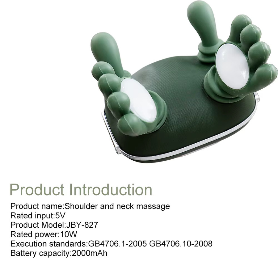 Raiuleko Nacken-Schulter-Massagegerät N7, Green, Unisex - Bild 6