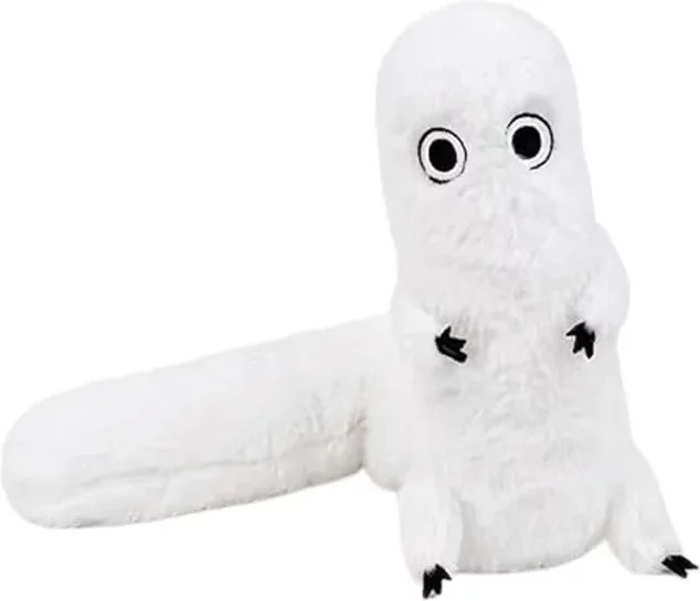 Little CuCu Pinselwurm Plüschtier, Weiß - Bild 1