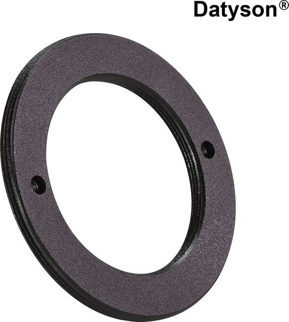 Datyson T2-M28.6 Astronomischer Teleskopfilter-Adapterring in Schwarz für ASI-Kameras mit 1,25-Zoll-Filteranschluss - Bild 1