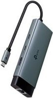 TP-Link UH6120C 6 in 1 USB-C Dockingstation mit HDMI 4K UHD, Ethernet und USB-Anschlüssen in Schwarz und Grau - Bild 1