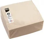 PROnappe Servietten aus Papier in Beige, B 38 cm x L 38 cm, FSC-zertifiziert - Bild 1