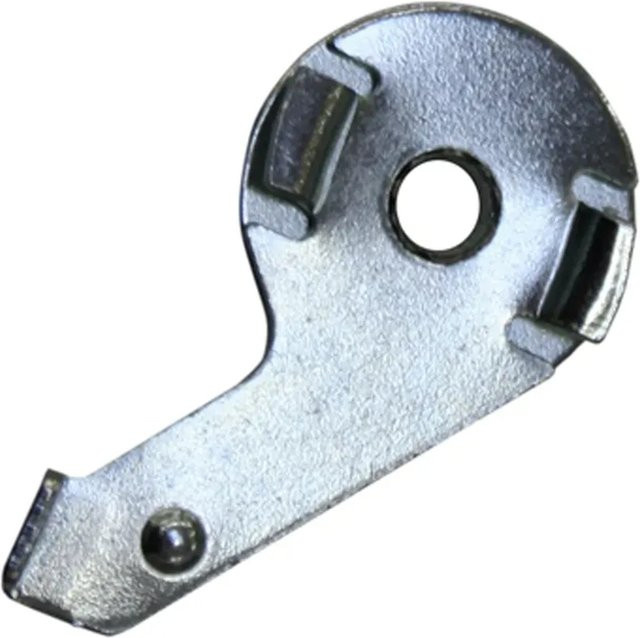 Schöner Wohnen Deckenträger für Alu-Vorhangschiene Emilia in Edelstahloptik, 2 Stück, Silber - Bild 1