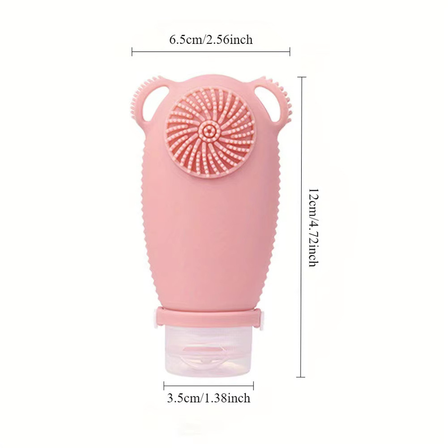 Silikon Nachfüllbare Reiseflasche für Shampoo und Lotion, 100 ml - Bild 2