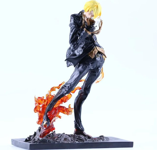 Yiran toy 1 One Piece Vinsmoke Sanji Figur Schwarz PVC Statue - Bild 1