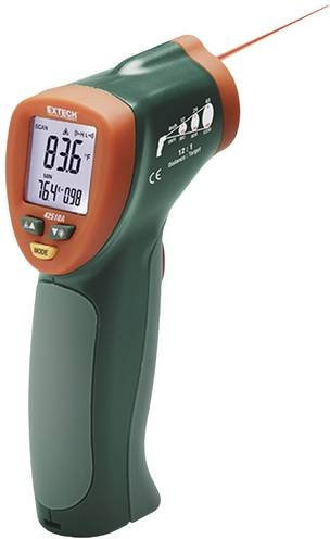 Extech 42510A Mini-IR-Thermometer mit 12:1 Optik, Messbereich -50 bis +650°C, Farbe: Grün - Bild 1
