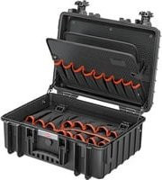 Knipex Robust23 Universal Werkzeugkoffer unbestückt, schwarz, B/T/H: 47,0 x 37,0 x 19,0 cm - Bild 1