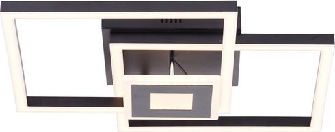 Brilliant LED-Deckenleuchte Bray in Schwarz mit 21W, 2310lm und warmweißem Licht (3000K) - Bild 1