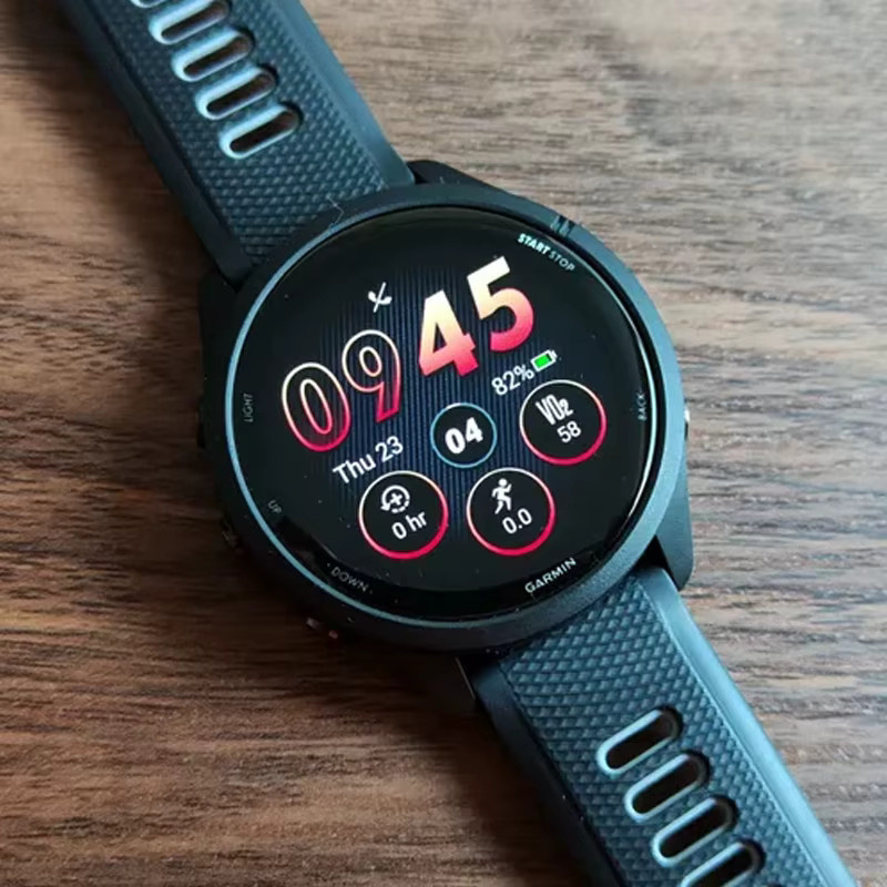 Garmin Forerunner 265 Smartwatch mit GPS in Schwarz - Bild 2