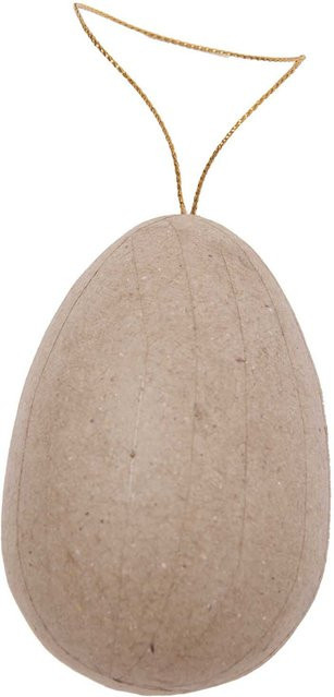 Rico Design Pappmaché Ei mit den Maßen 6 x 8 cm - Bild 1