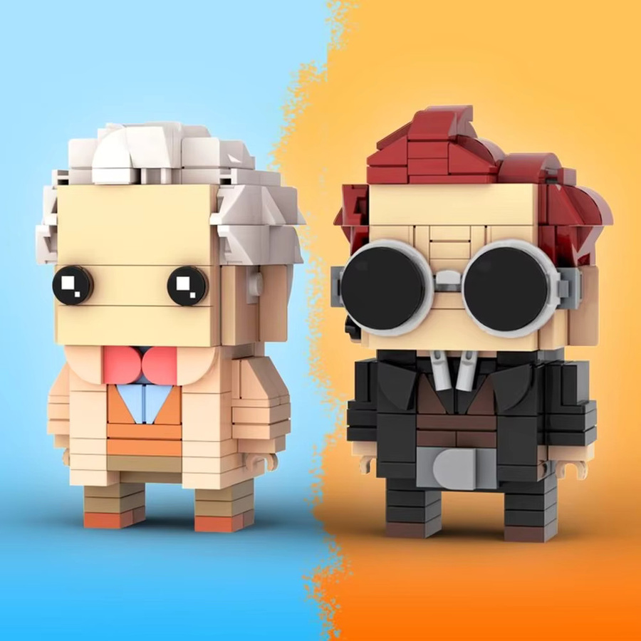 GOBRICKS MOC Gute Omen Engel Dämon Beste Freunde, Bausteine, Set / Bundle - Bild 3