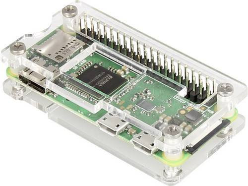 Joy-it Makercase RP-Zero SBC-Gehäuse aus Acrylglas in transparent passend für Raspberry Pi - Bild 1