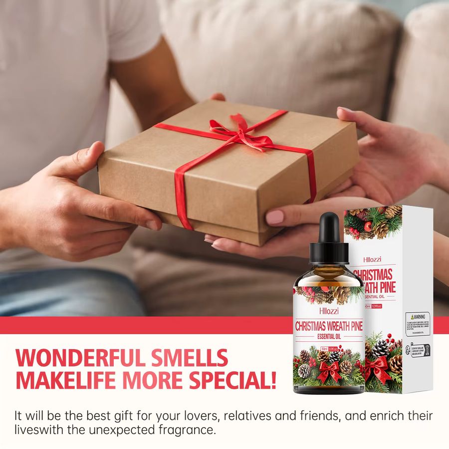 Hllozzi Ätherisches Öl Weihnachtskiefernkegel mit holzigem Aroma für Diffusoren und Luftbefeuchter - Bild 4