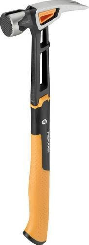 Fiskars Zimmermannshammer mit Klau mit Stahlkopf und Kunststoffgriff in Orange und Schwarz, Gewicht: 1,02 kg - Bild 1