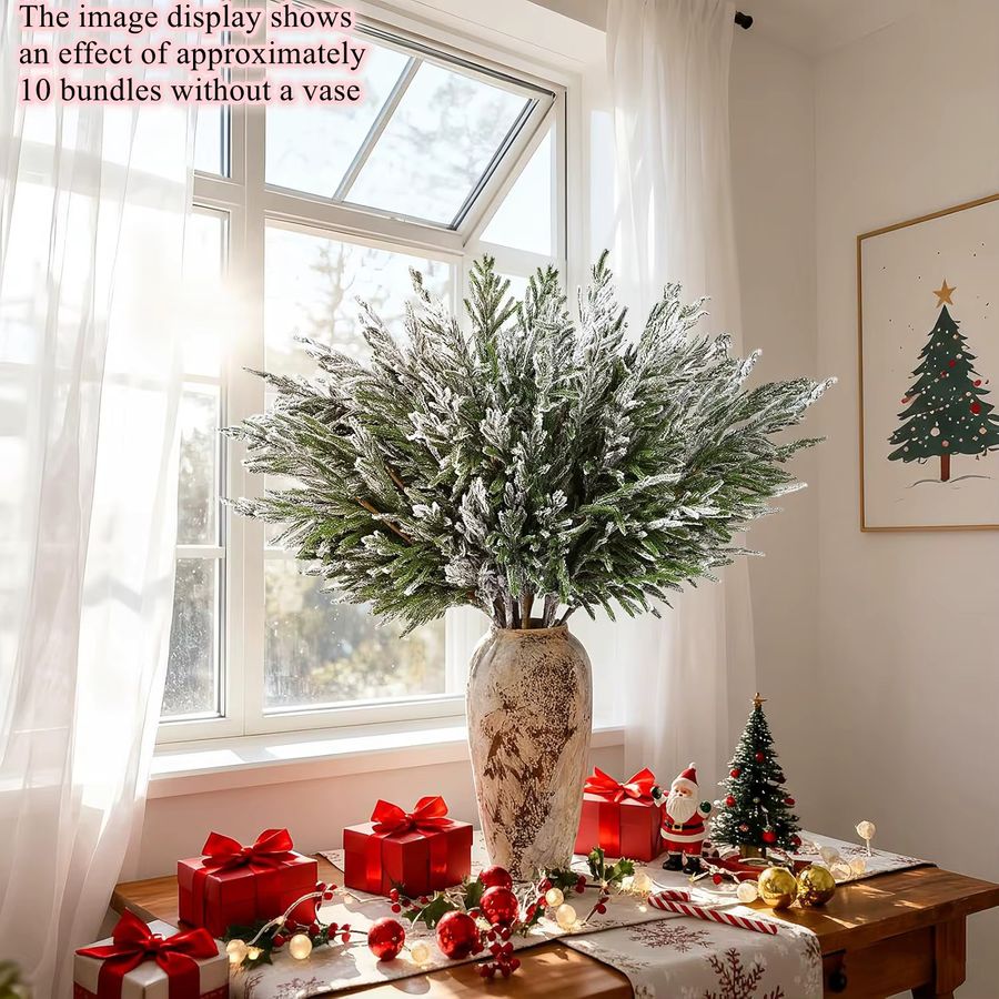Künstliche Kiefernnadeln aus Kunststoff von smr für Weihnachts-, Neujahrs- und Hochzeitsdekorationen - Bild 2