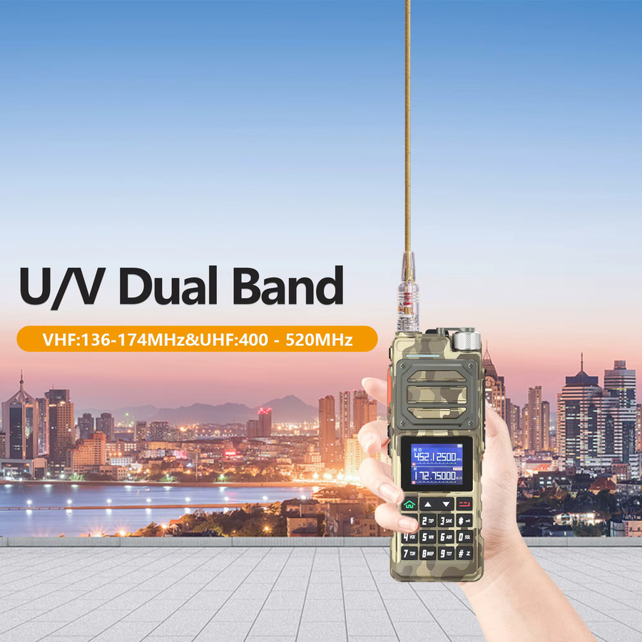 RONGYIN RH771 Weiche Peitschenantenne Transparent, Kupfer, 144/430 MHz High Gain, Länge: 39 cm, Zubehör für Baofeng UVK6 Walkie Talkie - Bild 2
