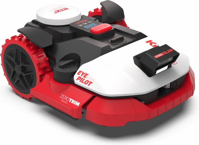 Kress EyePilot RTKn KR261ES Komfort Rasenroboter für Gärten bis 1.000 m² in Weiß - Bild 1
