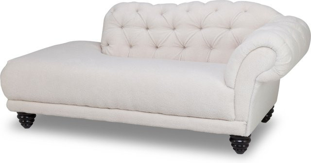 Recamiere SANSIBAR AARHUS von SANSIBAR LIVING in Beige mit Knopfpolsterung, B/T/H: 190 x 97 x 19 cm - Bild 1