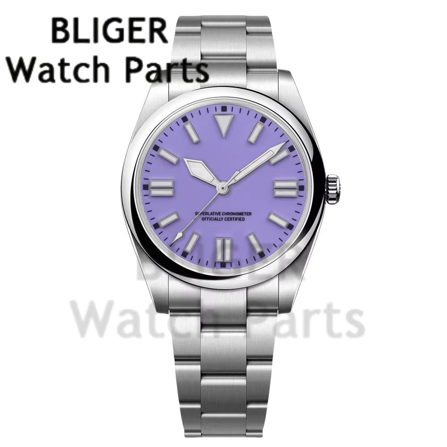 BLIGER Armbanduhr, Automatik, Edelstahl, 36 mm, Herren, Silber - Bild 1