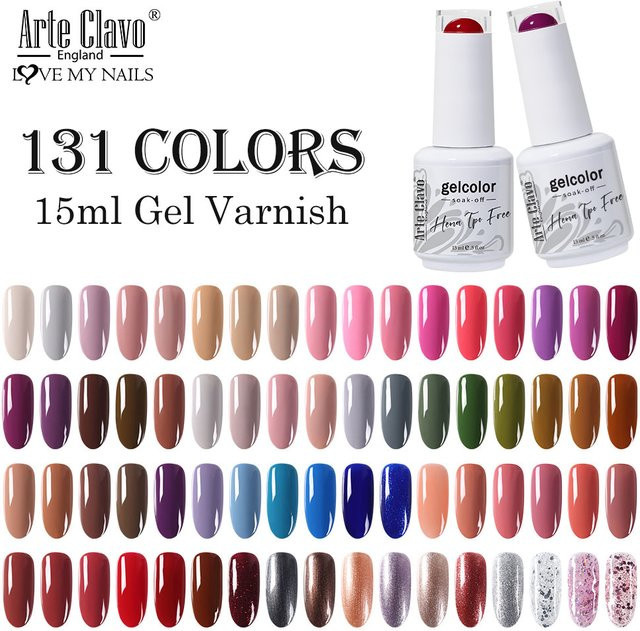 Arte Clavo Nagelgel, UV-Gel-Lack, glänzend, 15 ml - Bild 1