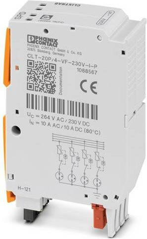 Phoenix Contact Überspannungsschutz-Stecker CLT-20P/4-VF-230V-I-P in Weiß - Bild 1