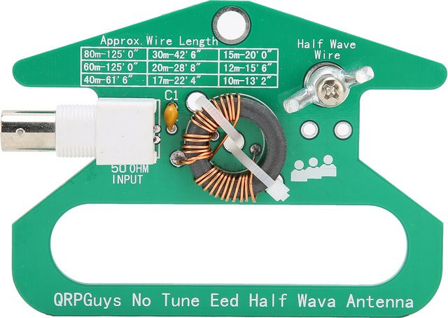 Fdit No Tune End Fed Half Wave Antennenmodul in Grün mit 50 Ohm Impedanz für die tragbare Montage - Bild 1