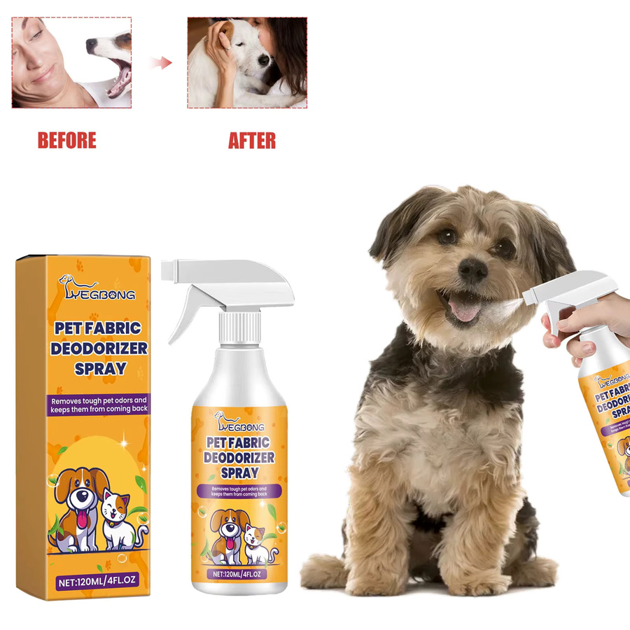 YEGBONG Natürliches Deodorant-Spray für Haustiere mit frischem Duft, 120 ml, Urin-Geruchsbeseitiger und Geruchsneutralisator für Hunde - Bild 4