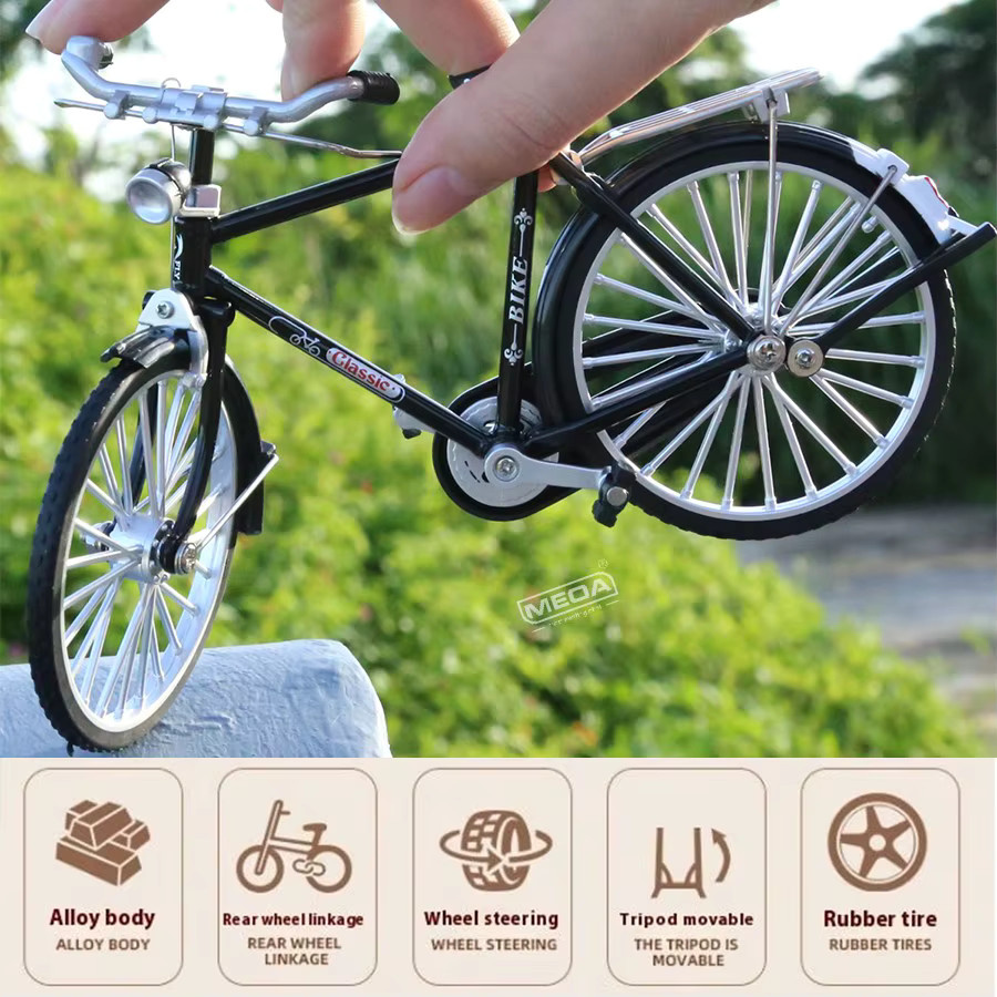 MEOA Papas Fahrrad Mini Bike BMX Finger Skatebike, Metall, Tischdekoration - Bild 4
