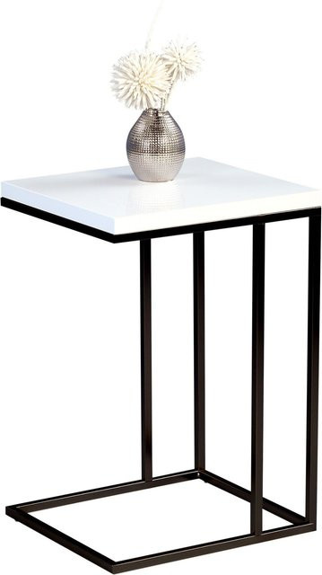 Beistelltisch MICHI aus der M2 KOLLEKTION in Weiß, modern und matt - Bild 1