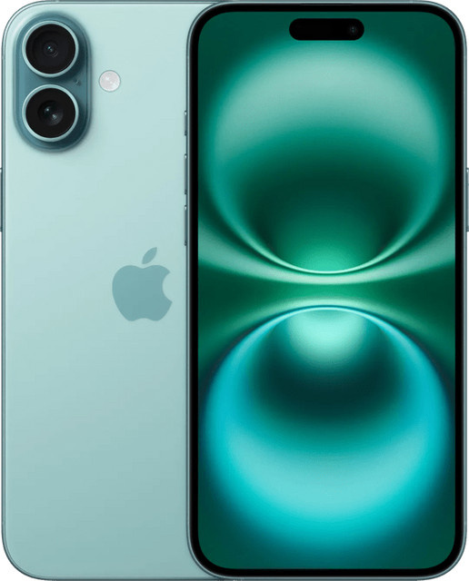 Apple iPhone 16 Plus Smartphone 128GB Grün/Türkis 6,7 Zoll - Bild 1