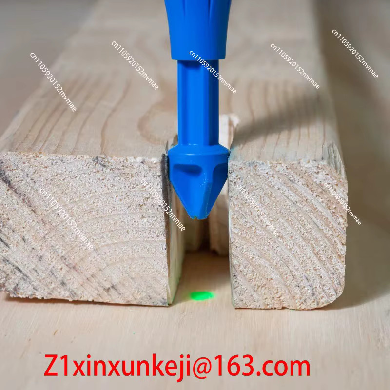 MLHJ Tiefloch-Sprühmarker-Stift mit Innenlochpositionierung und Druckmechanismus in Blau - Bild 4