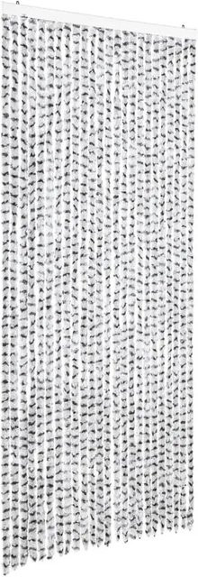 vidaXL Insektenschutz-Vorhang aus Chenille in Grau, Breite: 100 cm, Höhe: 220 cm - Bild 1