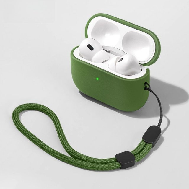 Apple Silikon-Schutzhülle für AirPods Pro und AirPods (verschiedene Generationen) mit Trageriemen - Bild 1