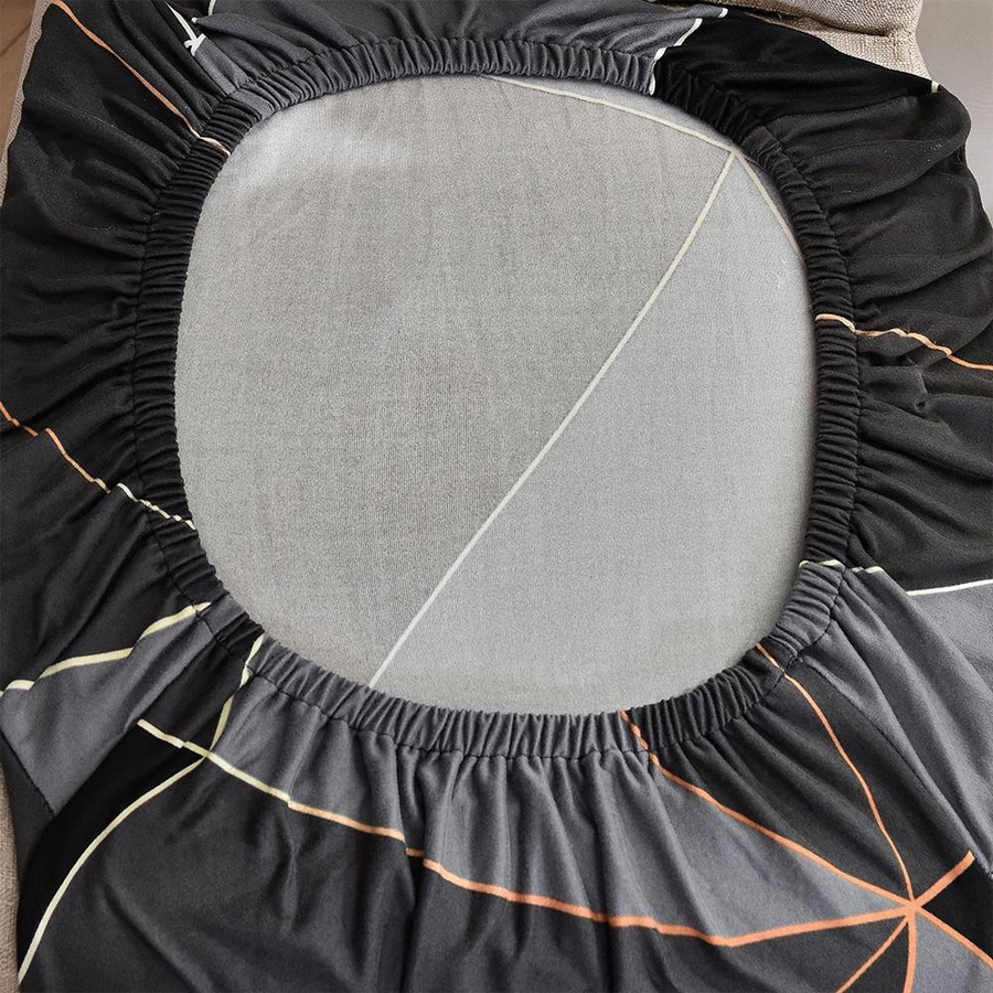 Yiran Furniture Elastischer Esszimmerstuhlbezug aus Elasthan und Polyester in schlichtem Design - Bild 4
