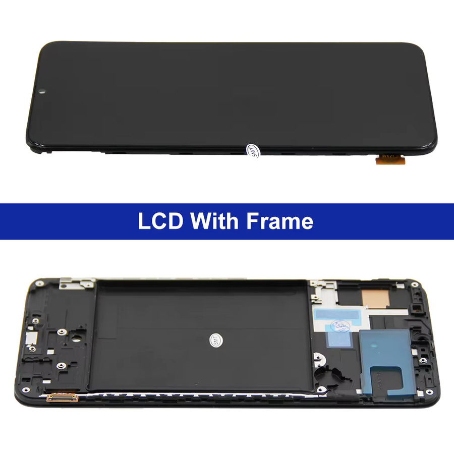 Samsung A70 LCD Display mit Rahmen und Touchscreen Digitizer in Schwarz für SM-A705F A705FN/DS - Bild 3