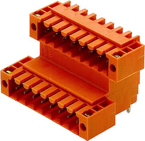 Weidmüller Einbau-Stiftleiste Standard orange 10-polig mit 3,50 mm Rastermaß 50 Stück - Bild 1