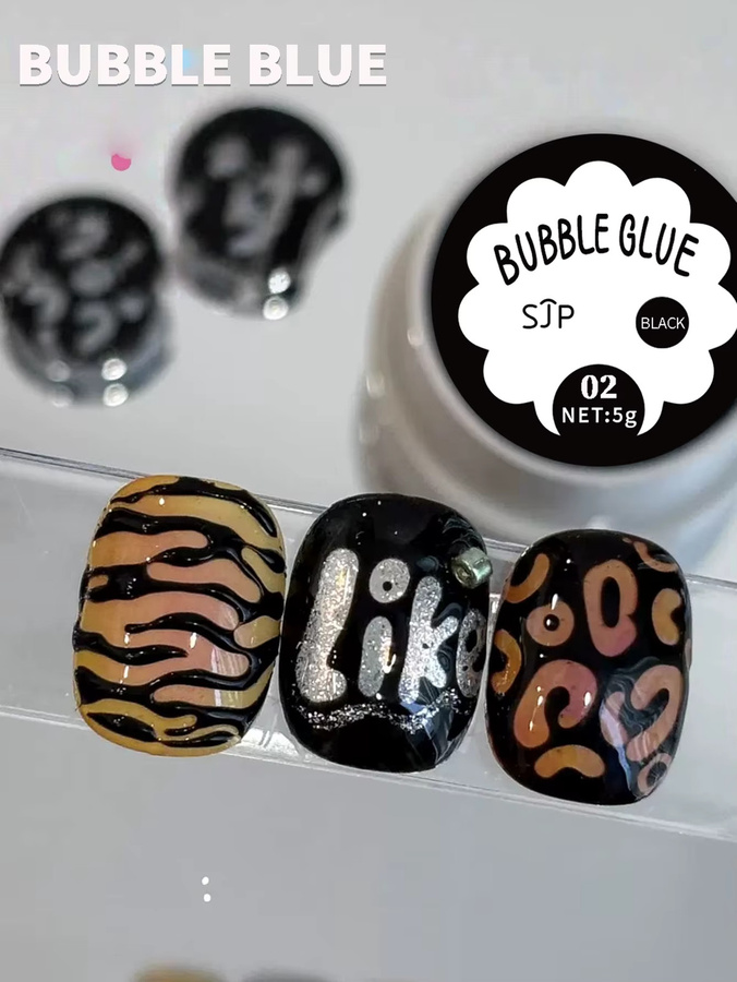 SJP Bubble-Nail-Set, Glänzend, Unisex - Bild 4