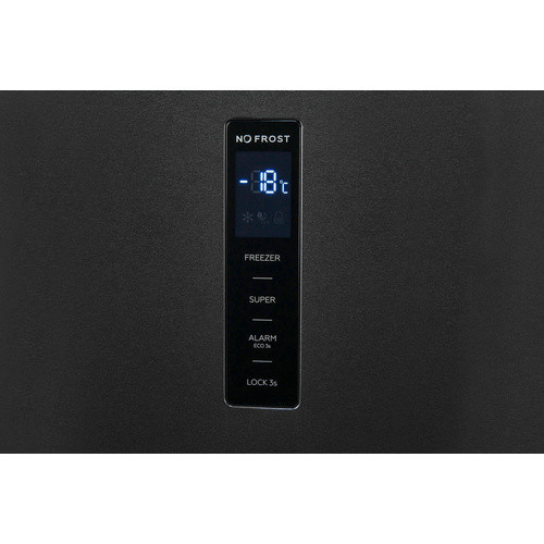 Exquisit Gefrierschrank No Frost in Silber, B/H/T: 60 x 185 x 66 cm, 274 l - Bild 2