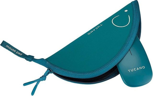 TOPO faltbare Mousepad-Tasche inklusive Bluetooth Wireless-Maus in Petrolblau - Bild 1
