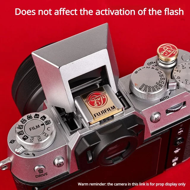 Fujifilm Kamera Blitzschuh Abdeckung aus Metall in Silber zum Schutz vor Staub für XS10 XM5 XE4 XT5 XT30II XH2S XA7 X100VI XT50 - Bild 1