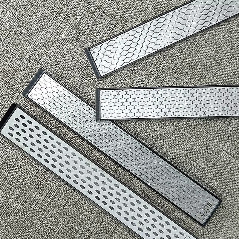 RSCHEF Diamant-Schleifstein Set mit Schleifstange und Schleifwerkzeug in Silber - Bild 2