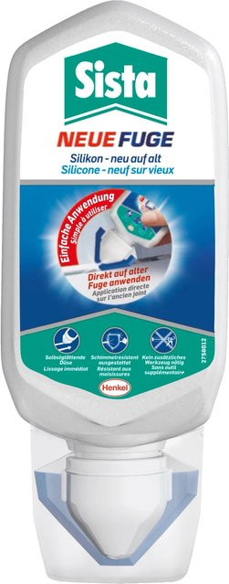 Sista Neue Fuge Sanitärsilikon Weiß 80 ml schimmelresistent - Bild 1