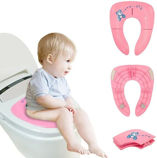 Tragbares Baby Reise Töpfchen zum Klappen in Blau für das Kleinkind Training - Bild 1
