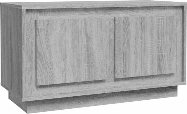 vidaXL TV-Schrank in Grau Sonoma, modernes Design aus Holzwerkstoff, B/T/H: 80 x 35 x 45 cm - Bild 1