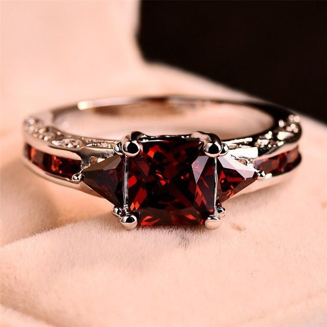 StrideBox Ring 925 Silber, Zirkonia, Damen, Größe 9 - Bild 1
