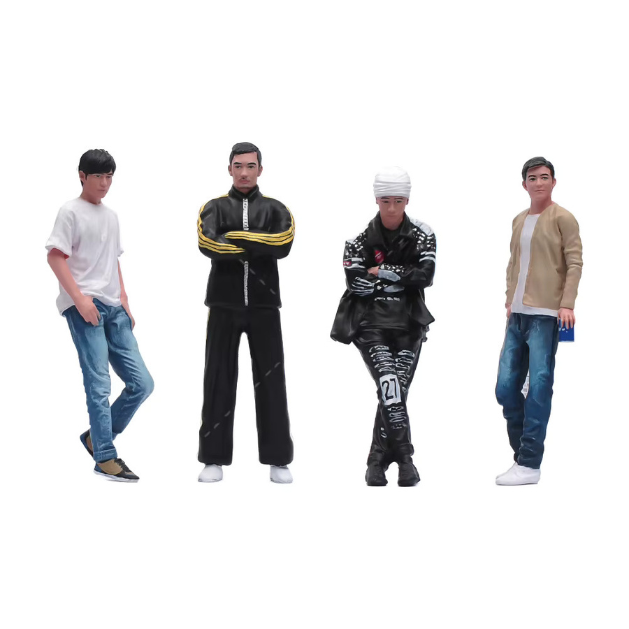 MAK Japanischer männlicher Filmstar, Miniaturfigur, unbemaltes Modell, Einzelfigur - Bild 2
