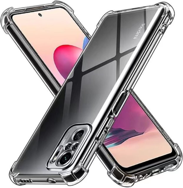 Stoßfeste transparente Schutzhülle mit Airbag-Funktion für Xiaomi Redmi Note 10 11 12 13 Serie und Redmi 10A 10C 12C 5G - Bild 1
